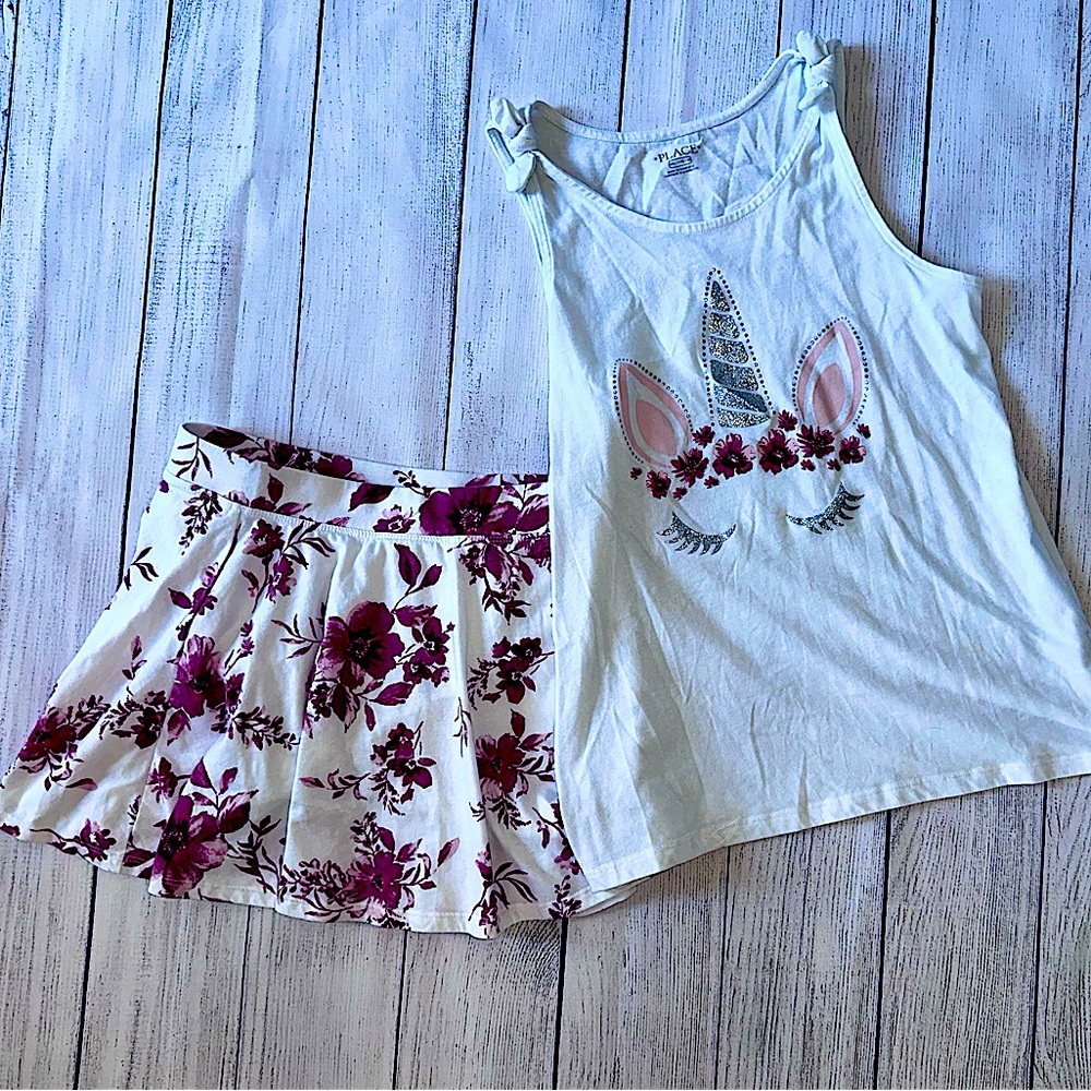 Children’s Place XXL 18 Tank and Skort